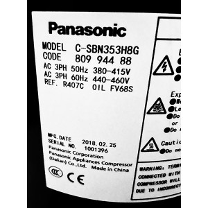 Компрессор спиральный Sanyo, Panasonic C-SBN353H8G Компрессор спиральный Sanyo, Panasonic C-SBN353H8G