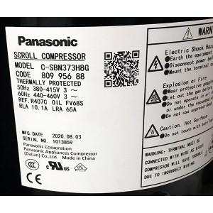 Компрессор спиральный Sanyo, Panasonic C-SBN373H8G Компрессор спиральный Sanyo, Panasonic C-SBN373H8G
