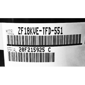 Компрессор спиральный Copeland ZF 18 KVE-TFD-551-EVI