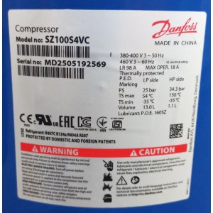 Компрессор спиральный Danfoss Performer SZ100S4VC