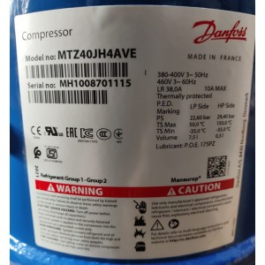 Компрессор Maneurop MTZ40JH4AVE / Danfoss MTZ40-4VI