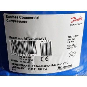 Компрессор Maneurop MTZ28JE4AVE / Danfoss MTZ28-4VI