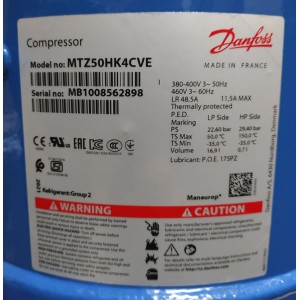 Компрессор Maneurop MTZ50HK4BVE / Danfoss MTZ50-4VM