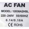 Вентилятор 120х120х38 мм 220V, Sunflow FM12038A2HSL