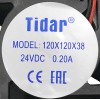 Вентилятор 120х120х38 мм 24VDC, Tidar RQD12038MS