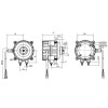 Электродвигатель ECM 7112 (IP65, 15/24 Вт), Weiguang